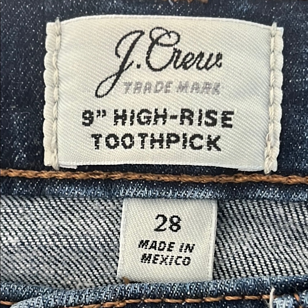 J. Crew Blue Skinny Jeans Classic Fit - Picture 2 of 3